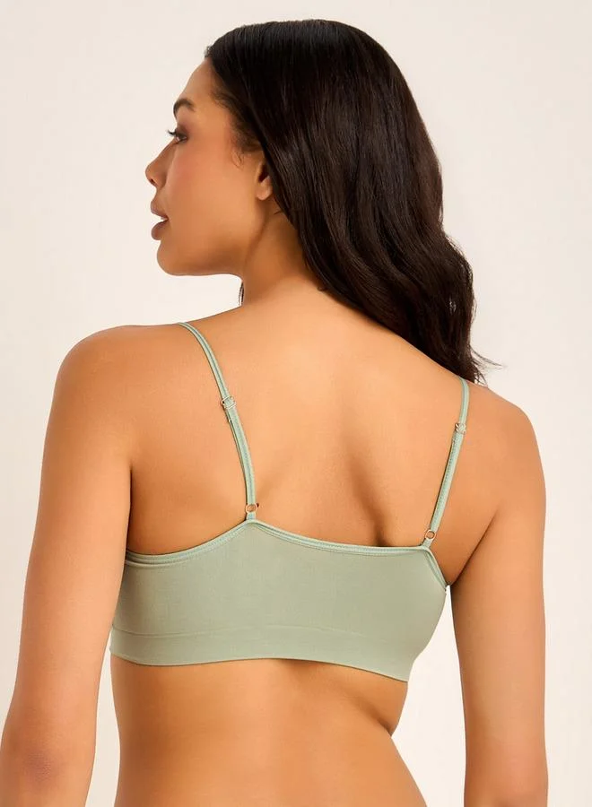 سبلاش فيڤ Bralette with Seamless Design
